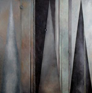 Triptych: Prisms.Ultra-violet , acrilic on canvas, 120/120cm